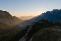 View on VrÃÂ¡iÃÂ in Julian Alps Royalty Free Stock Photo